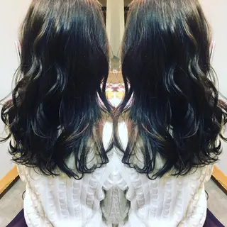 セミロング ロング カラー hair salon Ranun髪質改善のヘアスタイル