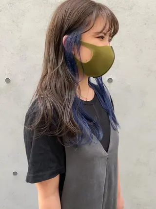 セミロング カラー a moment(モーメント)所属・蔵前 デザインカット KOBAYASHIのその他イメージ