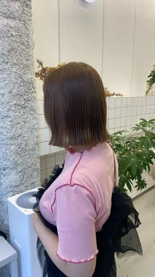 ミディアム カラー NIKO/名古屋/ 伏見/花屋併設のヘアスタイル