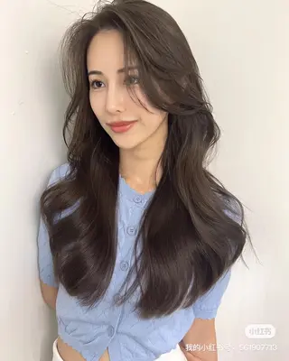 ロング カラー 🇨🇳ワンホンヘア 下田鉄也のヘアスタイル