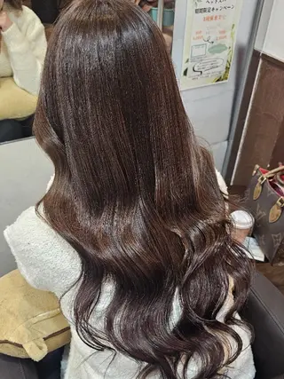 ロング しもかわ かほのヘアスタイル