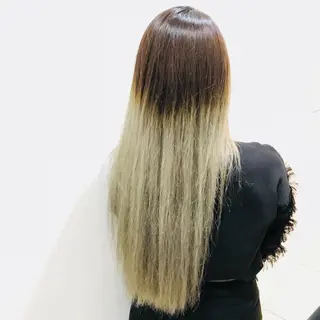 ロング カラー 井上 愛里のヘアスタイル