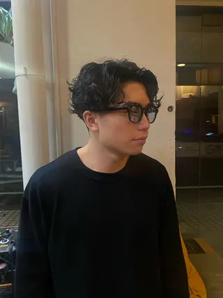 ショート パーマ メンズ HANA所属・emiri 🌼のヘアスタイル