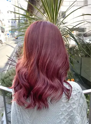 ロング カラー ブリーチ指名No.1 Daikiのヘアスタイル