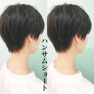 ショート カラー パーマ Memories水天宮前所属・花渕 俊彦のヘアスタイル