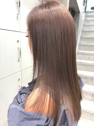 ロング カラー 李 文のヘアスタイル