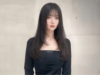 ロング 韓国風cut/ 縮毛矯正/正岡幹康のヘアスタイル