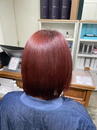 ショート カラー gite KOHOKU所属・髪質改善レイヤー/ 雨のヘアスタイル