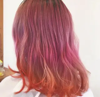 ミディアム カラー 千 田のヘアスタイル