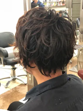 パーマ メンズ 斎藤 みくのヘアスタイル