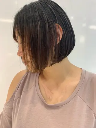 ショート ハッシュカット/ハイ トーン/MANAMIのヘアスタイル