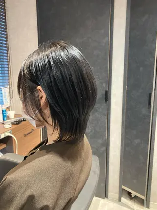 ミディアム カラー 宮下 弦也のヘアスタイル