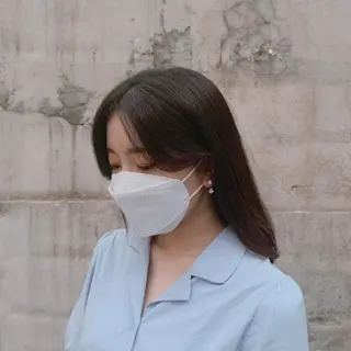 ミディアム 韓国🇰🇷髪質改善 Chisaki치사키のヘアスタイル