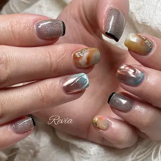ネイル revia所属・ERI Nailistのネイルデザイン