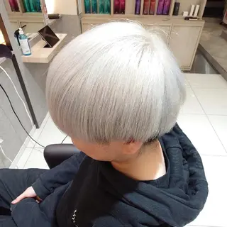 メンズ カラー F.hair salon所属・ハイトーン×髪質改善 🌈しゅんだい🌈のヘアスタイル