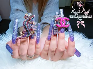 ロング 79Linanailnamba所属・Linanail Nambaのネイルデザイン