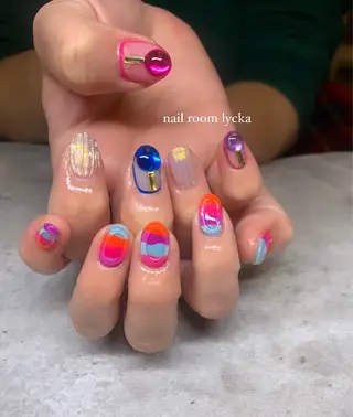 ネイル ﾈｲﾙﾙｰﾑﾘｯｶ 𝐦𝐚𝐲𝐮のネイルデザイン