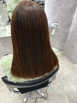 ミディアム カラー 鴇田 幸咲 /ハイトーンカラーのヘアスタイル