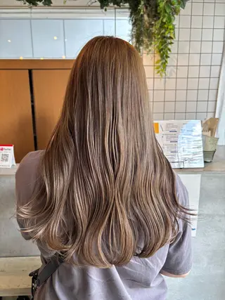 ロング MASHU Grandvase所属・めい/透明感カラー /似合わせカットのヘアスタイル