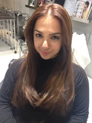 ロング 片山 千晴のヘアスタイル