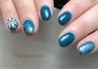 ネイル Rainbow nailsくろちゃんのネイルデザイン