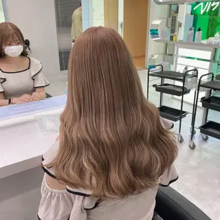 ロング カラー ヘアアレンジ レイヤー/艶ベージュ /🎀Saki🎀のヘアスタイル