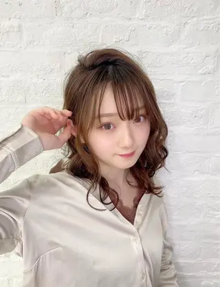 ミディアム カラー 統括マネージャー/ 髪のドクター/前原悟のヘアスタイル