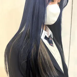 ロング カラー デザインカラー/パー マ🦖外岡咲希🦖のヘアスタイル