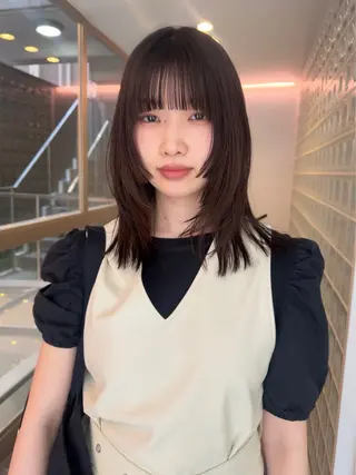 ミディアム FILMS所属・レイヤーボブ★ cocomoのヘアスタイル