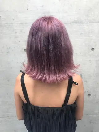 ミディアム カラー ていねい技術No.1 🌈諏訪 健太のヘアスタイル