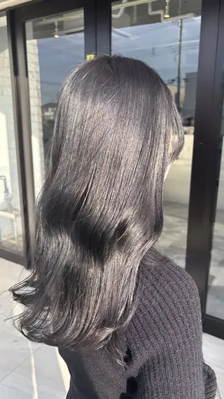 ロング カラー ブリーチカラー特化 ✨️永井諒のヘアスタイル