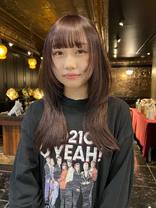 ロング カラー haco＋所属・圧倒的デザイン力 店長🎨RENAのヘアスタイル