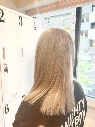 ロング カラー 新宿 新井彩斗のヘアスタイル
