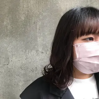 ミディアム 松本平太郎美容室大宮店所属・もりたみかこ 美容師お休み中のヘアスタイル
