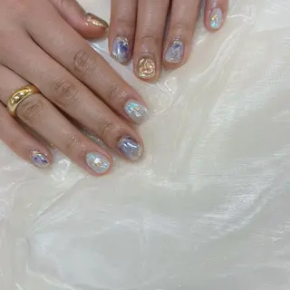 ネイル 𝕄𝕚𝕪𝕦🤍 自由が丘⌇パラジェルのネイルデザイン