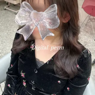 パーマ hina🎀新宿/ エクステ/girlyのヘアスタイル