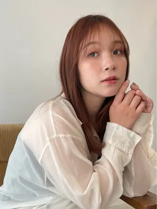 セミロング 🐰桃山台/髪質改善 山亀のヘアスタイル