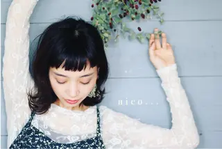 ミディアム hair studio nico…所属・シモイケ ルアのヘアスタイル