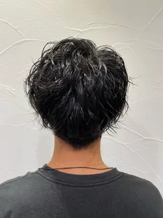 ショート パーマ メンズ メンズ特化型美容師 栗山勇人のヘアスタイル