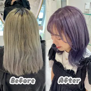 ミディアム 名駅/ハイトーン /Y2k/YUNAのヘアスタイル