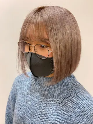 ミディアム カラー 🍀自然＆長持ち♪ 縮毛矯正の匠✨️のヘアスタイル