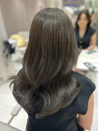 セミロング カラー 髙木美緒🌿 レイヤー/アレンジのヘアスタイル