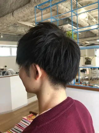 ショート カラー メンズ Ate by little所属・青木 梢のヘアスタイル