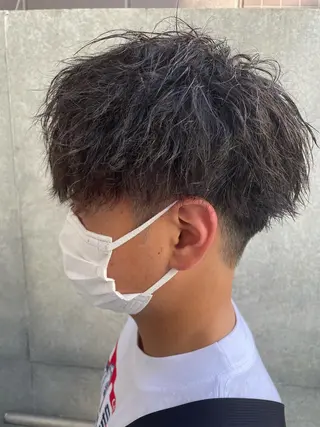 ショート パーマ メンズ Clear Takeru🌀🌀のヘアスタイル