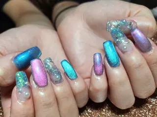 ネイル 💜bora .のネイルデザイン