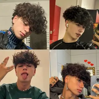 ショート パーマ メンズ 【メンズサロン】 BLUCK 横浜のヘアスタイル