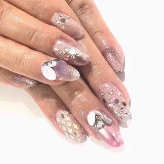 ネイル 🎀1/28ご予約 ◎ 本田 知美🎀のネイルデザイン