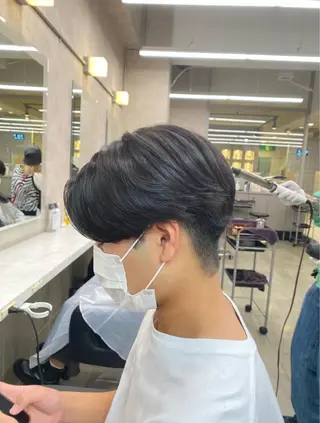 ショート パーマ 🟦ニュアンス/メン ズパーマ横浜🟦のヘアスタイル