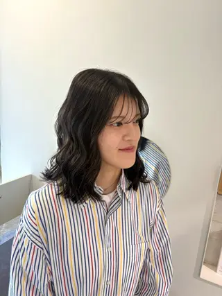 ミディアム 【似合わせカット】 ／ おおの かい🫟のヘアスタイル