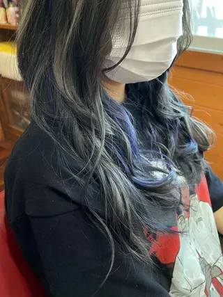 ロング カラー TJ天気予報 豊田 /松岡さくらのヘアスタイル